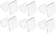 HONITANO 6PCS Acrylic Headset Storage Rack Compact Desk Stand for Headphones Mobile Phones Appliances Organize Your Workspace Home Environment
