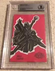 Darth Vader Star Wars Air Vader Original Art Sketch Card Beckett BAS True 1/1