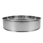 2pcs Sieve Fine Mesh Stainless Steel Round Sifter for Flour Baking Sieve Basket