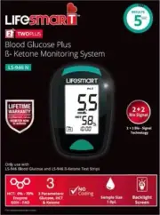 LifeSmart TwoPlus Blood Glucose + B-Ketone Meter Non-Bluetooth*+FREE SHIPPING.