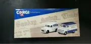 Corgi 1:43 Scale #97740 - The Times Classic Set - Morris Minor Van & Bedford Van