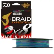 DAIWA Ultimate 8 Strand Fishing Braid Line J-BRAID EXPEDITION 300m Multicolor