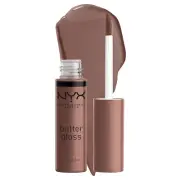 NYX PROFESSIONAL MAKEUP Butter Gloss, Lip Gloss - Cinnamon Roll (Grey Brown)