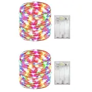 1/2 Pack Battery Operated String Lights Indoor LED Fairy Lights-Colorful