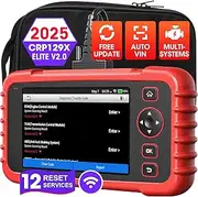 LAUNCH Scan Tool Creader CRP129X OBD2 Scanner Car Reader Android Based Diagnostic Tool with Oil Reset, EPB/SAS/TPMS and Throttle Service, AutoVIN CRP129X