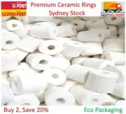 Aquarium Ceramic Rings Bio Filter Media for Fish tank pond Sump Reef Canister