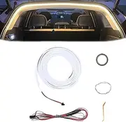 Dynamic Flowing Car Trunk Light Strip, Automatischer Sensor Trunk Led Light Strip, Led Strip Lights for Car Truunk Cargo Area or Interior Illumination Decoration (Warm,Lasting Half Circle)
