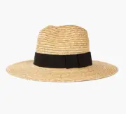 Brixton K1408 Womens Honey Straw Joanna Hat Size L