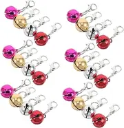 Milisten 36Pcs Pet Collar Charms Colorful Durable Bells for Dog and Cat Collars Keychains Accessories Versatile Fit for Pets Unique Decorative Touch