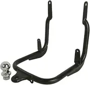 for Harley Touring Road King Street Glide FLHX FLTRX FLTRX/S FLTRUSE 2009 2010 2011 2012 2013 FLHX/S 2014 2015 2016 17 2018 2019 2020 Motorcycle Bummer Trailer Hitch Accessories (Color : Black)