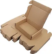 Happyyami 20Pcs Corrugated Paper Storage Boxes Moving Boxes for Shipping and Packing and Recyclable for Safe Transport and Storage