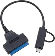 USB 3.0 to SATA Cable USB C Hard Drive Adapter Cable for 2.5 Inche Hard Drive Adapter Cable Computer Connector Converter