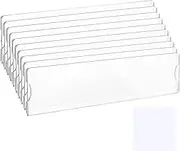 Name Plates, Name Plaques, Transparent with 20 Double-Sided Tape Customizable Design Clear Display Easy Installation Precise Cut, Wall Plaques for Classroom