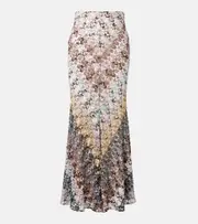 [Missoni] Missoni Zigzag maxi skirt UK 16 multicoloured
