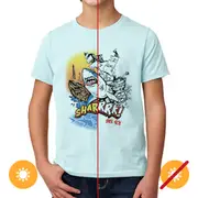 Kids Crew Tee - Sharrrk by DelSol for Kids - 1 Pc T-Shirt (YL)