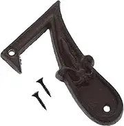 Holibanna Cast Iron Decorative Door Number Rustic Metal Address Number for Home Mailbox Fence Easy Install with Included Screws Indoor Outdoor Use Vintage Style Address Sign