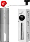 Manual Coffee Grinder, Adjustable Conical Burr Mill for Espresso, French Press