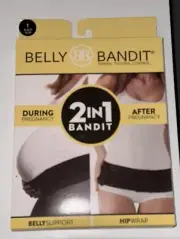 NIB Belly Bandit 2 in 1 Belly Support And Hip Wrap Before & After Pregnancy XS-M