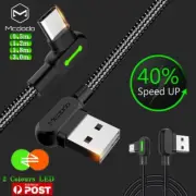 Braided Charging Cable Type C Micro USB iPhone Multiple Colors Durable Design