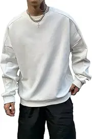 [Generic] Men Baggy Cozy Style Daily Leisure Vitality Teenagers Chic Workout Handsome Sweatshirts