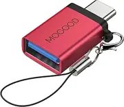 [MOGOOD] USB C Adapter USB C Male to USB 3.0 Female Adapter USB C to USB Adapter High-Speed Data Transfer for MacBook Pro,Chromebook,Pixelbook,Microsoft Surface Go,Samsung Galaxy S20 S21 S23 Pixel