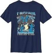 [Pokémon] Kids Lucario is He Boys Short Sleeve Tee Shirt