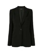 Theory Admiral Crepe Staple Blazer US2,US10 black