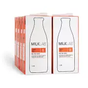 8 x 1L MilkLab - Almond Milk Premium Quality Café Barista Long Life Milk Carton