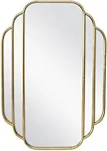 Willow & SilkLarge Mirror Interior Decor Room Decor Aura Golden Frame Art Deco Mirror 90cm