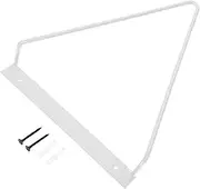 GAXIRE Record Wall Holder Triangular Wall Mount Storage Rack for Albums Magazines Books Wire Design for Home Office Classroom Organization