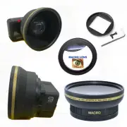 GOPRO HERO9 BLACK WIDE ANGLE FISHEYE LENS + ADAPTER + HD MACRO LENS