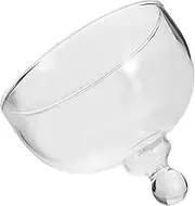 SOLUSTRE Transparent Cake Dome Cover Diameter Height Elegant Food Cover for Cakes Desserts Snacks for Home Parties Displays Reusable Easy to Move Prevents Contamination