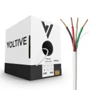 Voltive 16/4 Speaker Wire - CL3 - In-Wall - OFC - 500ft - White