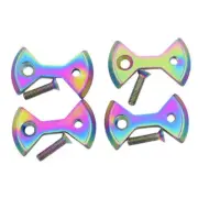 4 X Bike Pedal Plate Bow For SpeedPlay With Bolt Titanium Alloy Ultralight