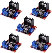 QCCAN 5PCS L298N Stepper Motor Driver Controller Board Dual H Bridge Module for Smart Car Power MEGA R3 Mega 2560
