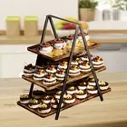 Cupcake Serving Tray Christmas Wedding Cupcake Tower Birthday Fruits Donuts 3