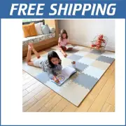 Waterproof Foam Play Mat - Safe Interlocking Tiles for Crawling and Learning Fun