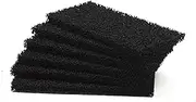 LTWHOME Compatible Carbon Foam Filters fit for Fluval U2 Filter (Pack of 6)