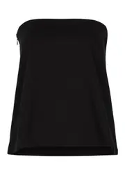 Aexae Strapless Woven top - Black - L (UK14 / L) L (UK14 / L)