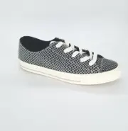7634 Converse Womens CTAS Gemma Ox Sneakers Black Snake/Egret Size 8 US