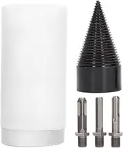 QANYEGN Electric Firewood Log Splitter Bit Set, Firewood Log Splitter Drill Bit, Wood Splitting Drill Bit for Hand Drill Stick (45mm)