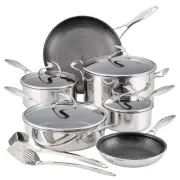 Circulon Steelshield C Series 10-Piece Stainless Steel Nonstick Cookware Set