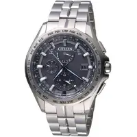 在飛比找Yahoo!奇摩拍賣優惠-CITIZEN星辰衝鋒時機電波鈦金屬腕錶 AT9091-51