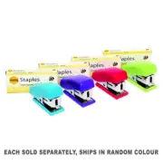 Marbig Mini Stapler with Staples No. 26/6 Compact Design Comfortable Handheld
