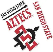 Desert Cactus San Diego State University Stickers SDSU Aztecs Vinyl Decals Laptop Water Bottle Car Scrapbook T5 (Type 5-1)