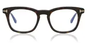 Tom Ford FT5870-B Blue-Light Block 052 Men's Glasses Tortoiseshell Size 50 - Private Health Rebate - Blue Light Block Available