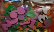 Foam Shapes Numbers & Letter With Adhesive Back Assortment