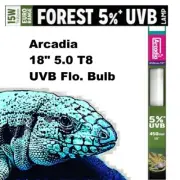 Arcadia 5.0 18" 15w t8 UVB Fluorescent Bulb