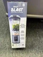 Ninja BLAST 18oz USB-C Rechargeable Portable On-The-Go Blender Black Denim New!