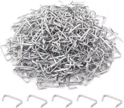 1000 Pcs 3/4" Galvanized Hog Rings, Professional Upholstery Hog Rings Set